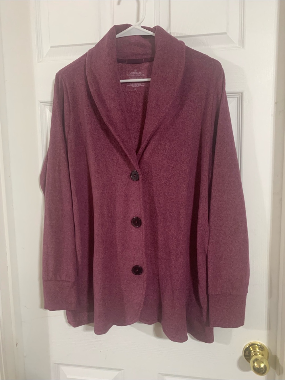 Cuddl Duds Cozy Knit Top - Mauve